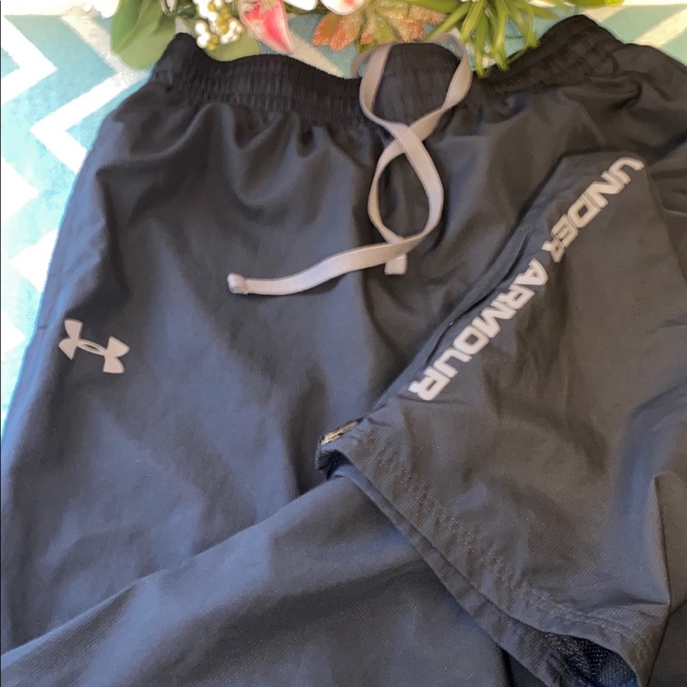 NWOT Under Armour Black Joggers with Elastic Waistband